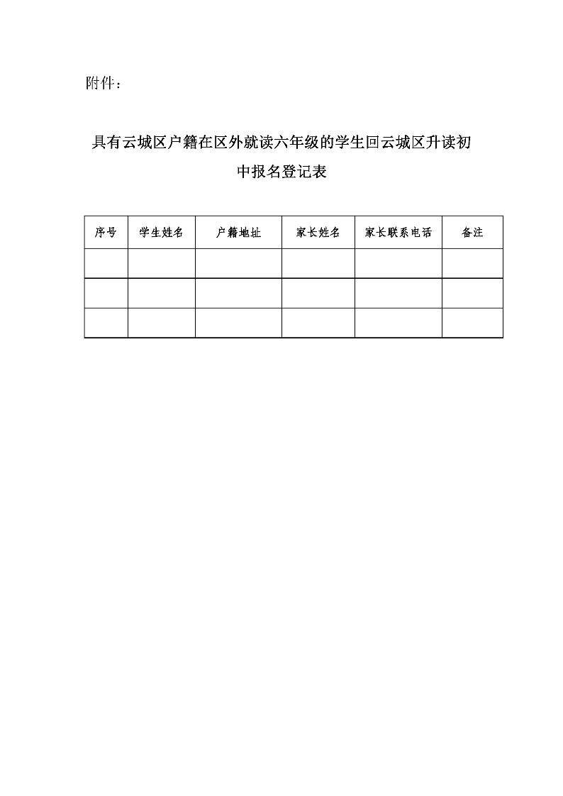 关于具有云城区户籍在区外就读六年级学生回我区升读初中报名的公告_页面_2.jpg