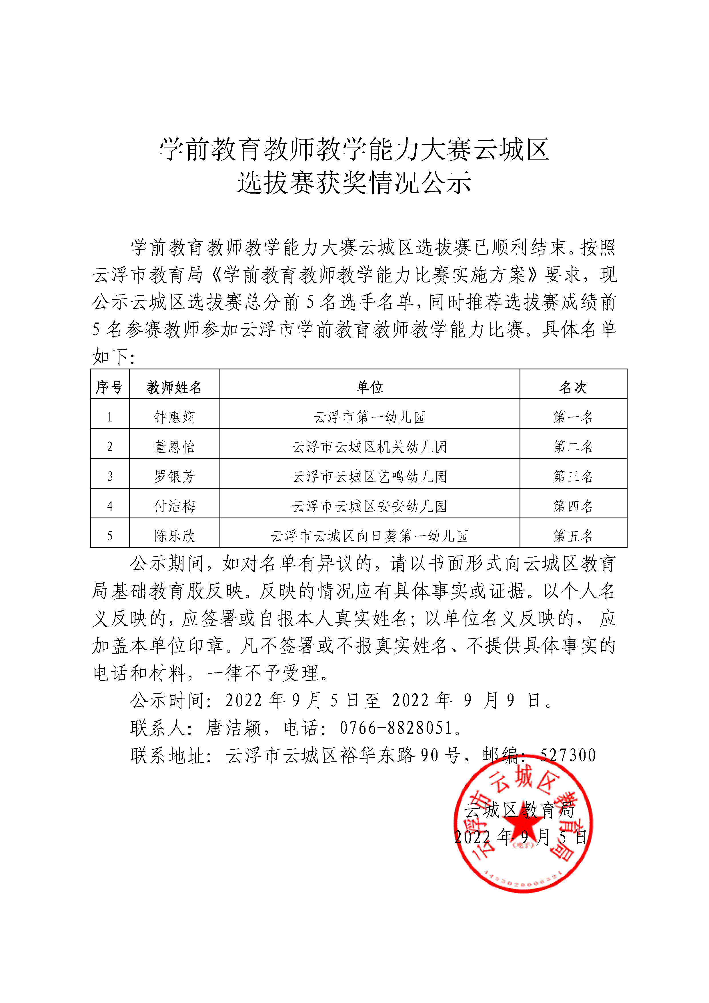 学前教育教师教学能力大赛云城区选拔赛获奖情况公示.jpg