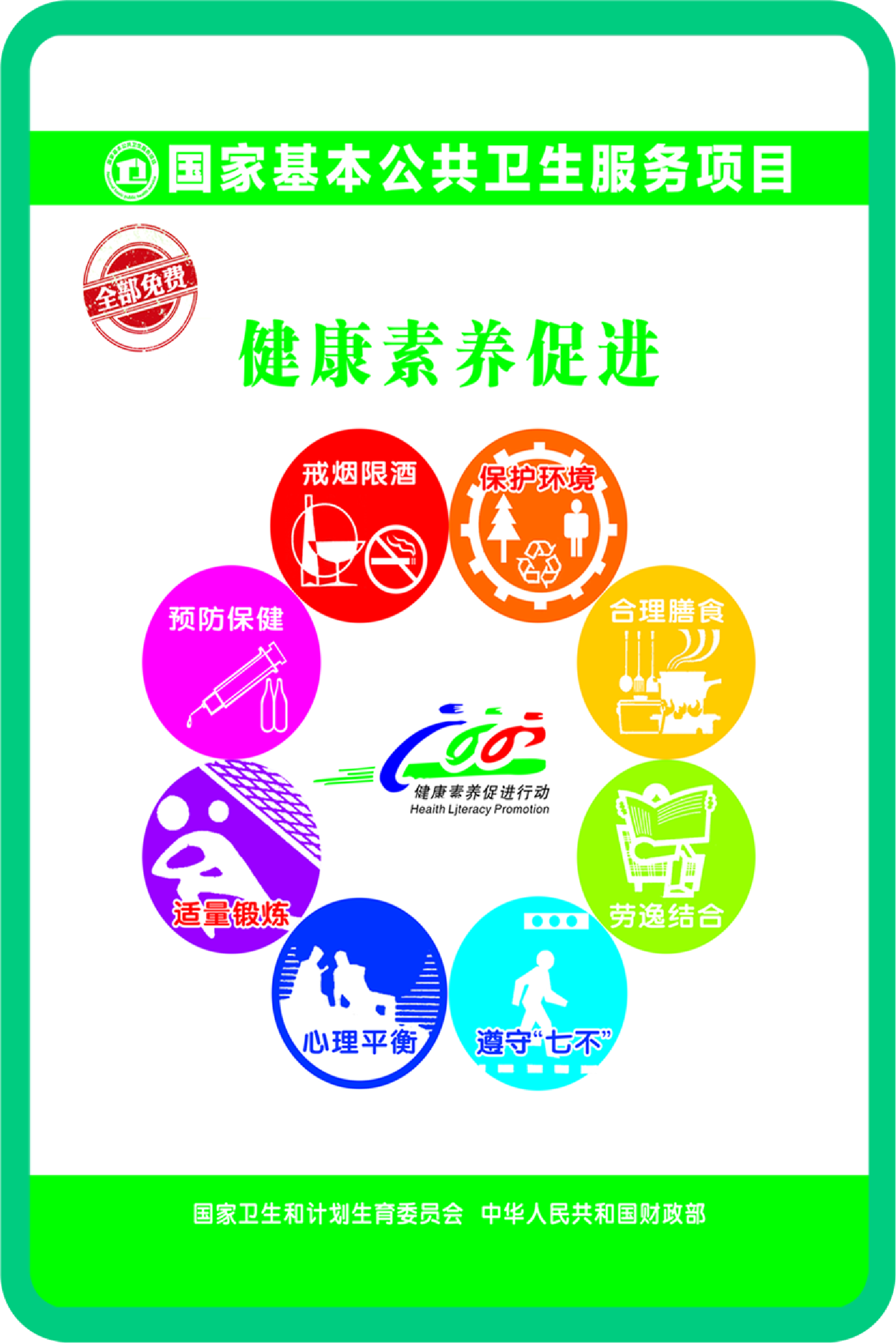 十四项国家免费基本公共卫生服务项目